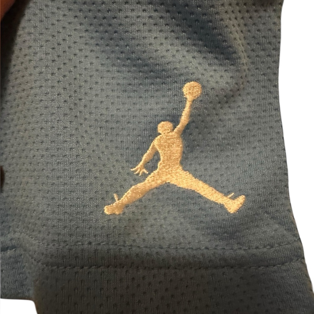 Jordan Kids' Athletic Blue and Tan Shorts